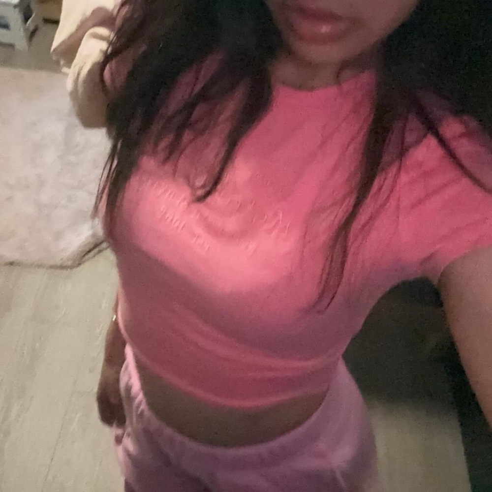 Pink Crop Top